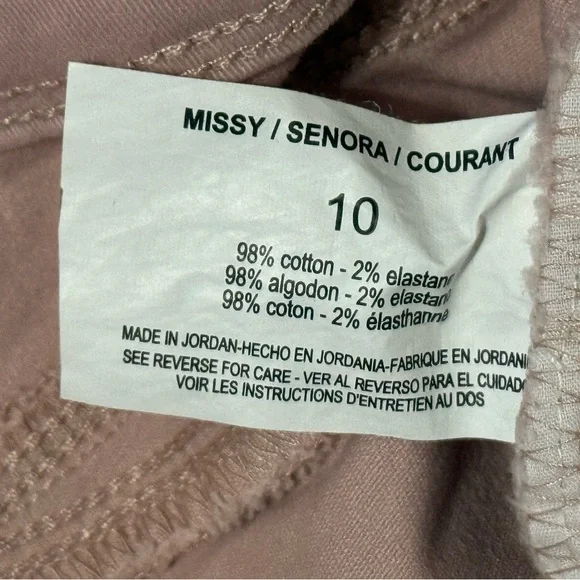 Bandolino Dusty Pink lisbeth Pants Sz 10 - Picture 5 of 5